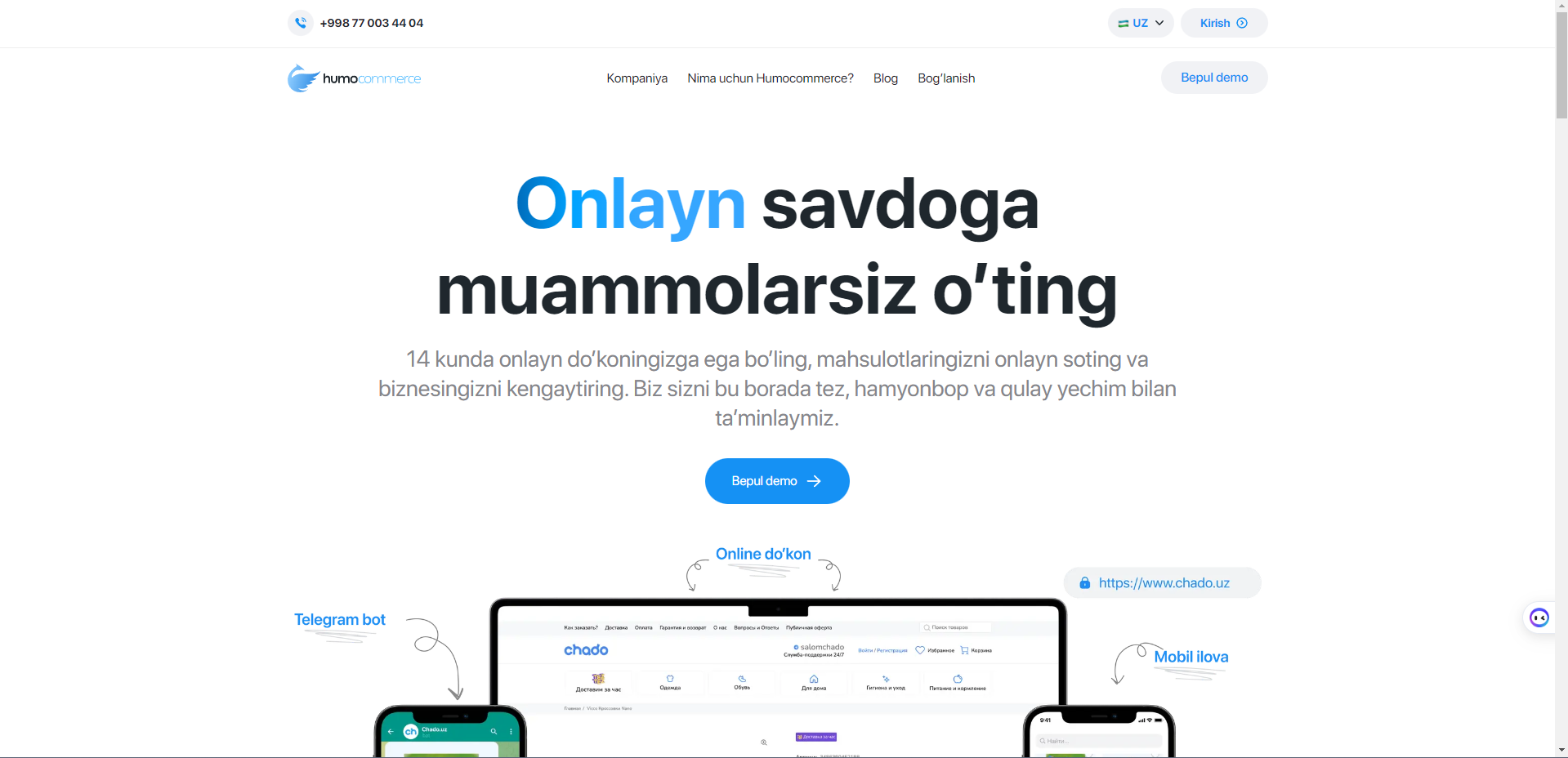Ulugbek Asadov Project - Humocommerce.com
